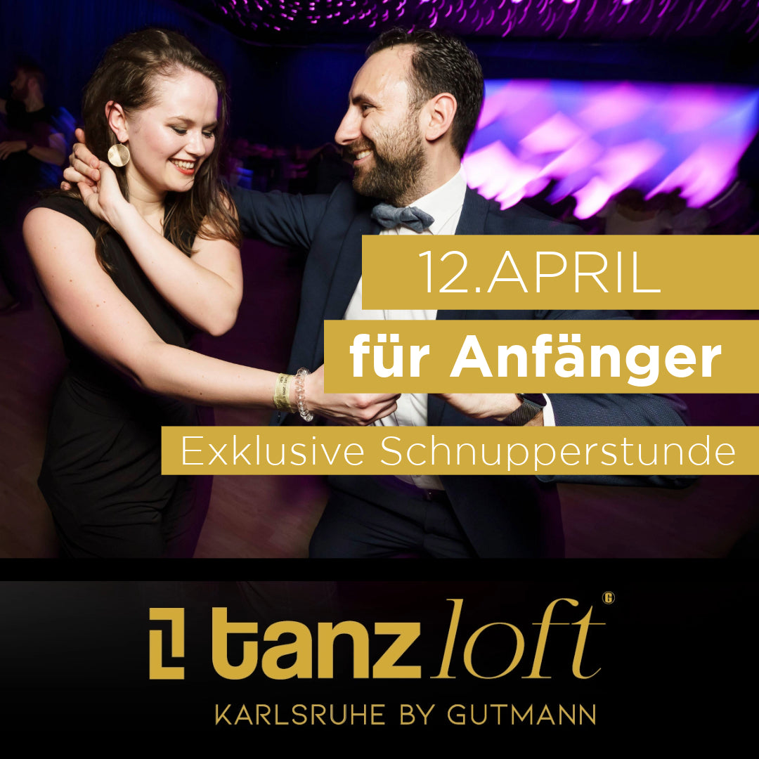 Exklusive West Coast Swing Paar-Tanz Schnupperstunde für Anfänger – 12.04. im Tanzloft Karlsruhe