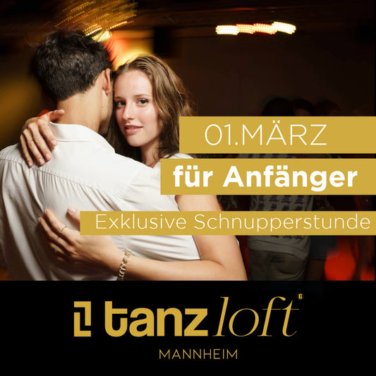 Exklusive Salsa Paar-Tanz Schnupperstunde für Anfänger – 01.03. im Tanzloft Mannheim